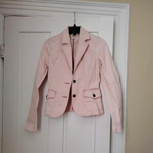 Pink Corduroy Blazer
